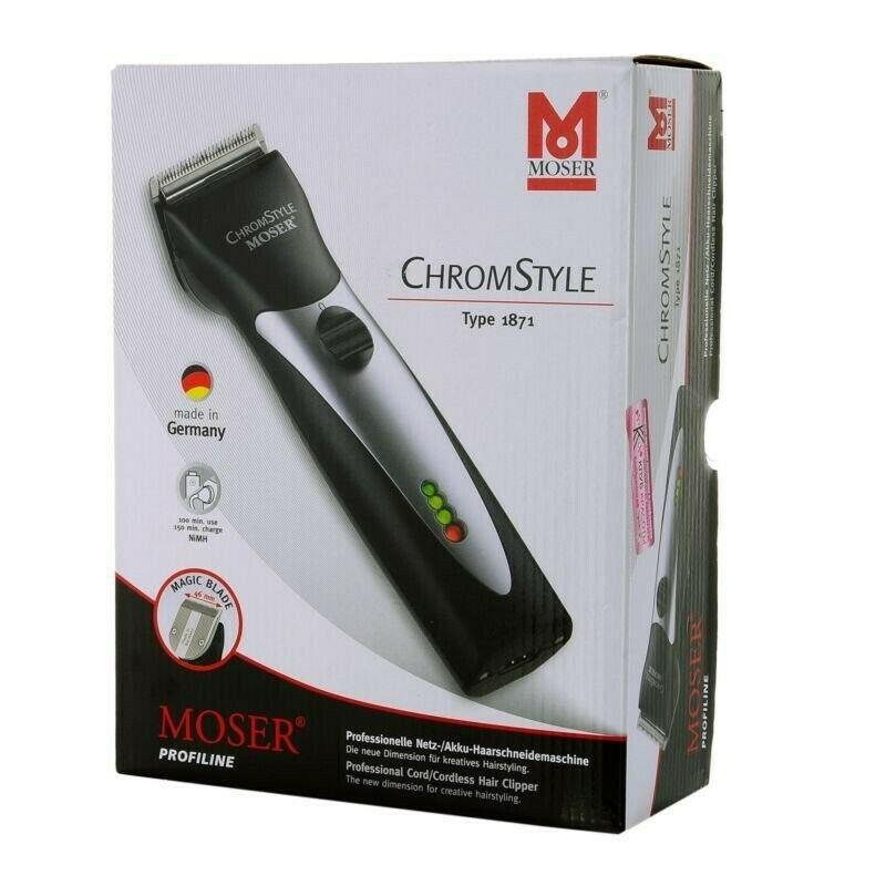 MOSER ChromStyle Pro hair clipper 1871-0071 black /silver
