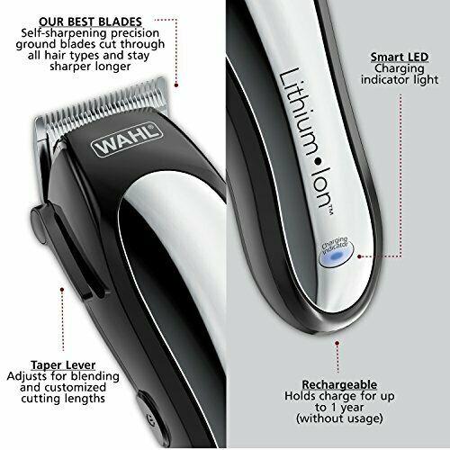 Wahl 79600-2101 Li-Ion Cordless Clipper and Trimmer Kit